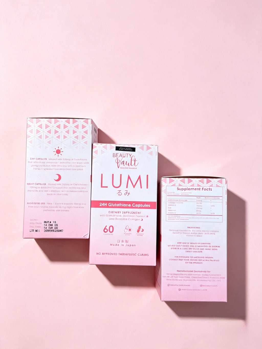 Beauty Vault Lumi 24H Glutathione 60 Capsules