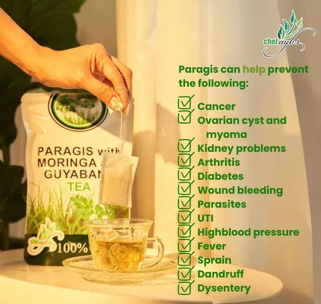 Paragis with Moringa and Guyabano Tea 20 sachets X 1.8grams