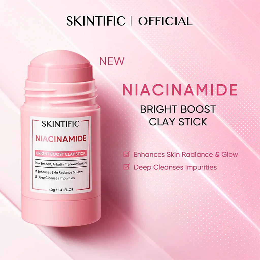 Skintific Clay Stick Bundle (Bright Boost + Mugwort Acne)